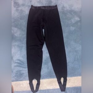 Calvin Klein Jeans Black Leggings with Stirrup Design
